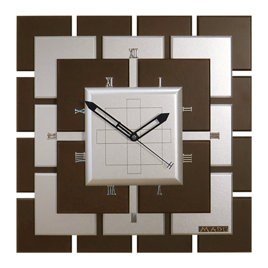 Большие настенные часы деревянные - Часы Mado "Тоси" (Город) MD-906 в магазине в Самаре купить