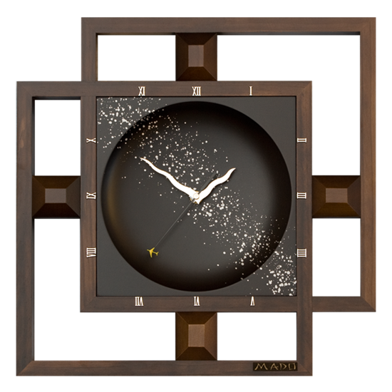 Большие настенные часы деревянные - Часы Mado "Хоси сора" MD-180