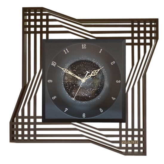 Большие настенные часы деревянные - Часы Mado "Сэкаи" (Мир) MD-580