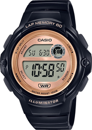 Женские, детские японские часы спортивные многофункциональные Sports - Casio LWS-1200H-1A