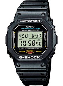 Мужские спортивные многофункциональные японские часы G-Shock - Casio DW-5600E-1V