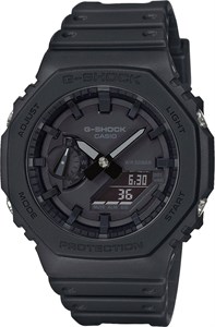 Мужские спортивные многофункциональные японские часы G-Shock - Casio GA-2100-1A1ER