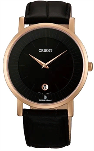 Мужские кварцевые японские часы с сапфировым стеклом - Orient FGW0100BB