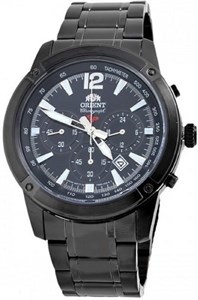 Мужские кварцевые японские часы с хронографом - Orient FTW01001B