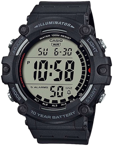 Мужские большие японские часы спортивные многофункциональные Sports - Casio AE-1500WH-1A