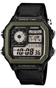 Наручные часы Casio AE-1200WHB-1B  — купить в интернет-магазине в Самаре по лучшей цене, фото, характеристики, инструкция, описание