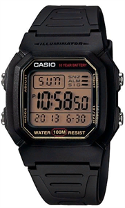 Мужские спортивные многофункциональные японские часы Sports - Casio W-800HG-9A