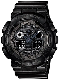 Мужские японские часы спортивные многофункциональные G-Shock - Casio GA-100CF-1A