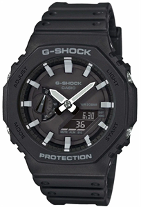 Мужские спортивные многофункциональные японские часы G-Shock - Casio GA-2100-1AER