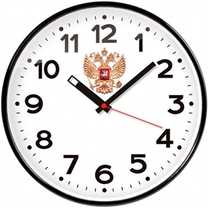 Настенные часы - Тройка 77770732 "Герб России"