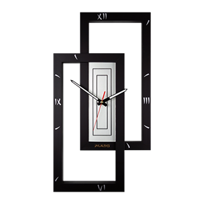 Большие настенные часы деревянные - Часы Mado "Юдин о чатто" (Беседа друзей) Black MD-596 в магазине в Самаре купить