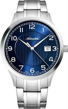 Мужские кварцевые швейцарские часы с сапфировым стеклом - Adriatica A8316.5125Q