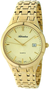 Мужские швейцарские часы кварцевые с сапфировым стеклом - Adriatica A1236.1111Q