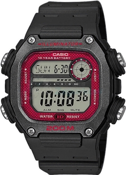 Мужские многофункциональные спортивные японские часы Sports - Casio DW-291H-1B