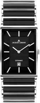 Мужские керамические кварцевые австрийские часы - Jacques lemans 1-1592A
