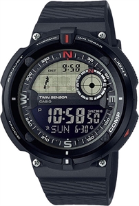 Мужские многофункциональные японские часы Outgear - Casio SGW-600H-1B