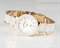 Женские белые керамические кварцевые австрийские часы - Jacques lemans 42-7F