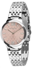 Женские кварцевые наручные часы с розовым циферблатом - GUARDO Premium 12736-1