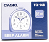 Будильник Casio TQ-148-8 - фото 24496