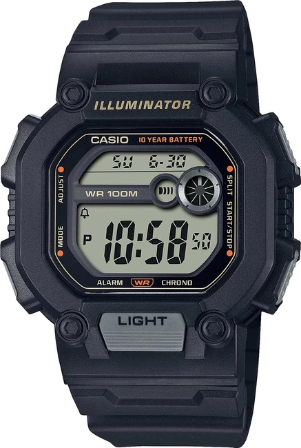 Мужские спортивные многофункциональные японские часы Sports - Casio W-737HX-1A