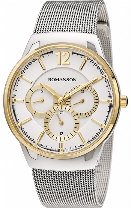 Часы мужские наручные Romanson TM 4209 FM C WH