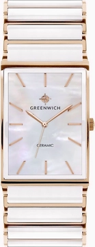 Женские керамические кварцевые английские часы - Greenwich GW 521.40.33