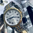 Мужские кварцевые корейские часы с сапфировым стеклом - Romanson TM 7A19M MC(WH)