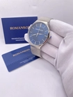 Мужские кварцевые корейские часы - Romanson TM 9A18M MW(BU)