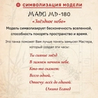 Часы Mado MD-180 «Звёздное небо» (яп. Хоси сора) размеры